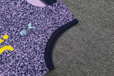 23-24 TOT Purple Tank top and shorts suit (黑花点)