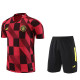 23-24 Man City Red Training Short Suit