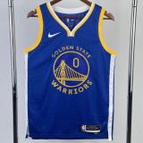 22-23 WARRIORS PAYTON II #0 Blue Top Quality Hot Pressing NBA Jersey (V领)