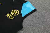 23-24 INT Black Tank top and shorts suit