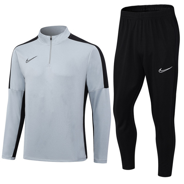 2023 NK Grey Half Pull Tracksuit #2311(半拉链)