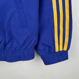 23-24 Flamengo Red & Blue Double Sided Windbreaker (双面风衣)