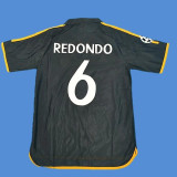 1998-2000 RMA Away Black Retro Soccer Jersey