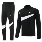 2023 NK Black Half Pull Tracksuit #NB07(半拉链)