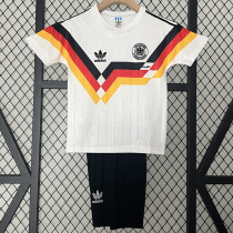 1990 Germany Home Kids Retro Soccer Jersey