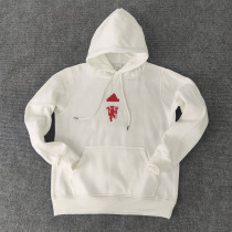 2023 Man Utd White Hoody (加绒)