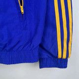 23-24 Man Utd Blue & Green Double Sided Windbreaker (双面风衣)