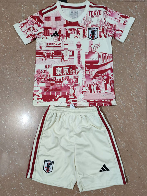 23-24 Japan Special Edition Red Kids Soccer Jersey