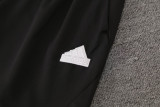 24-25 AD Black Training Short Suit #3333(100%Cotton)纯棉