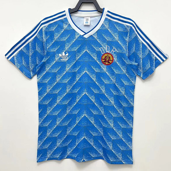 1988  DFV East Germany Away Retro Soccer Jersey