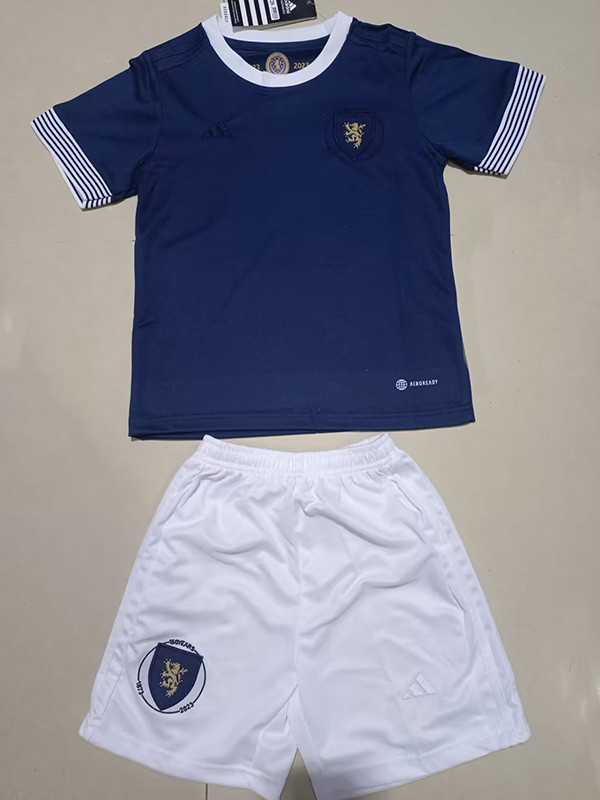 2023 Scotland 150th Anniversary Edition Kids Soccer Jersey (宝蓝色)
