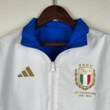 2023 Italy Blue & White Double Sided Windbreaker (双面风衣)