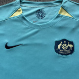 23-24 Australia Light Blue Fans Soccer Jersey