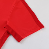 2023 NK ND02 Red Short-sleeved Trouser Suit