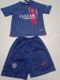 23-24 PSG Home Kids Soccer Jersey