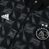 23-24 Ajax Black Jacket Tracksuit #08