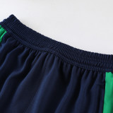2023 PM Royal Blue Short-sleeved Trouser Suit #PJ01