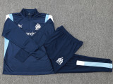 23-24 Marseille Blue Half Pull Tracksuit #B744(半拉链)