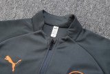 23-24 Man City Grey Jacket Tracksuit #A688(半拉链)