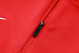 23-24 BAR Red Kids Half Pull Tracksuit #E723(童装) (半拉链)