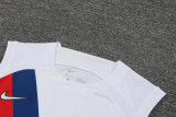 23-24 PSG White Tank top and shorts suit