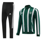 23-24 Man Utd Green Jacket Tracksuit #08
