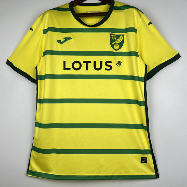 23-24 Norwich Home Fans Soccer Jersey