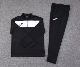 2023 JOMA Black Half Pull Tracksuit #2313 (半拉链)