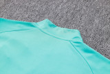 23-24 Marseille Lake Blue Half Pull Tracksuit # B728(半拉链)