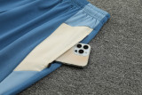 23-24 Marseille Blue Hoodie Jacket Tracksuit
