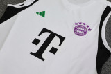 23-24 Bayern White Tank top and shorts suit