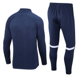 2023 NK Royal Blue Kids Half Pull Tracksuit #2310 (童装) (半拉链)