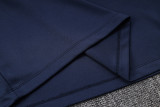 2023 NK Royal Blue Kids Half Pull Tracksuit #2310 (童装) (半拉链)