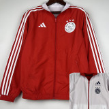23-24 Ajax Red & White Double Sided Windbreaker (双面风衣)