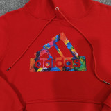 2023 AD Red Hoody (加绒)(彩印)