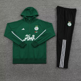 23-24 Algeria Green Hoodie Jacket Tracksuit