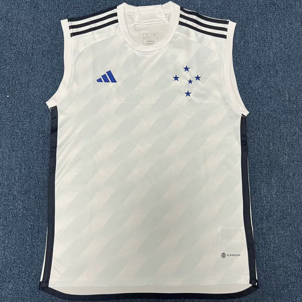 23-24 Cruzeiro Away White Vest