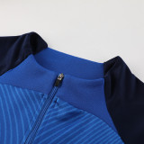 2023 NK Dark Blue Half Pull Tracksuit #NB06(半拉链)
