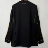 2011-2012 RMA Away Black Long Sleeve Retro Soccer Jersey (长袖) (钢印)
