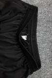 23-24 Marseille Black Half Pull Tracksuit #B740 (半拉链)(白标)