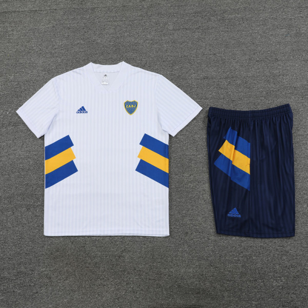 23-24 Boca Juniors White Training Short Suit