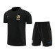 24-25 CHE Black Training Short Suit (100%Cotton)纯棉