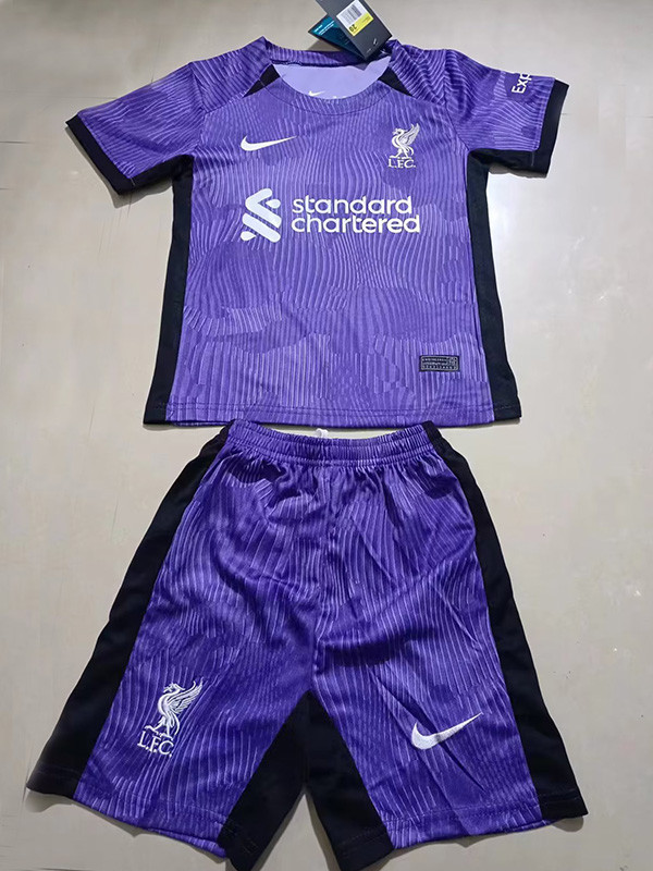 23-24 LIV Third Kids Soccer Jersey