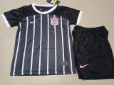 23-24 Corinthians Away Kids Soccer Jersey