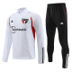 23-24 Sao Paulo White Half Pull Tracksuit (半拉链)