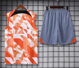 23-24 INT Orange Tank top and shorts suit