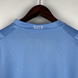 23-24 Man City Home Long Sleeve Soccer Jersey (长袖)