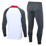 23-24 LIV White Half Pull Tracksuit (半拉链)