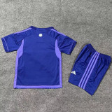 22-23 Argentina Away 3 Stars Kids Soccer Jersey (三星)