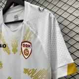 23-24 North Macedonia Away Fans Soccer Jersey